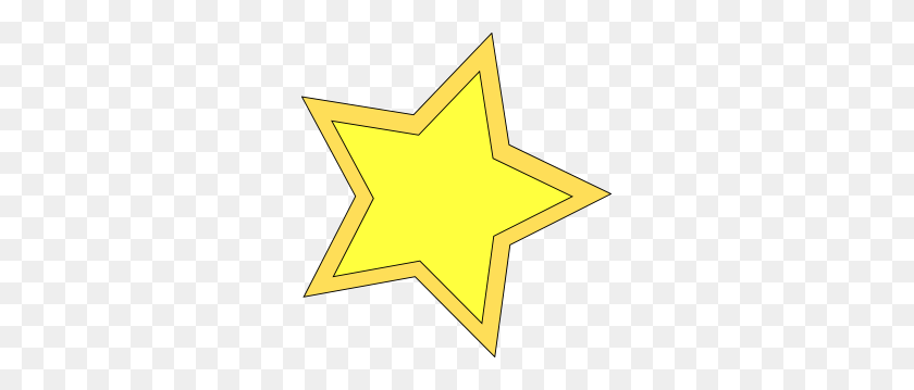 285x299 Star Double Clip Art - Hollywood Star Clipart