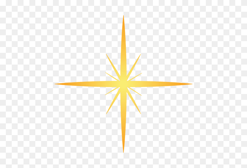 512x512 Желтый Взрыв Звезды - Желтая Звезда Png