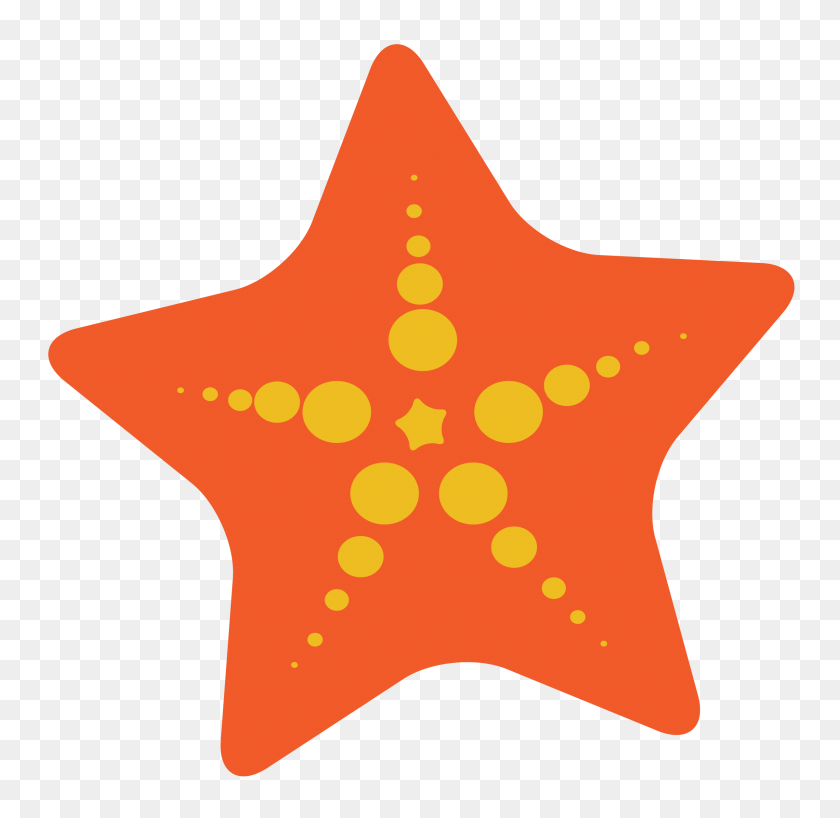 2400x2333 Star Fish Clipart - Red Star Clipart