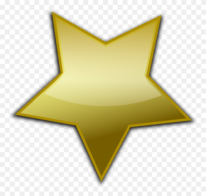 792x750 Золотая Звезда Описание Форма - Золотая Линия Клипарт