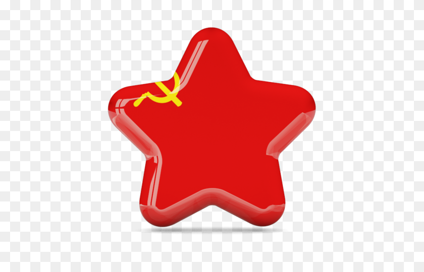 640x480 Estrella Icono Del Vector De La Bandera De La Unión Soviética - Estrella Soviética Png