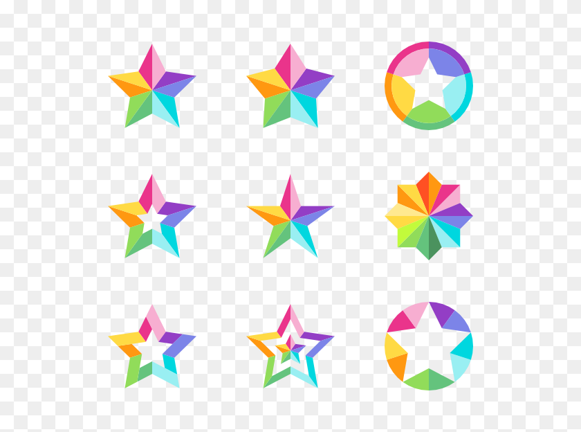 600x564 Star Icon Packs - Star Icon PNG