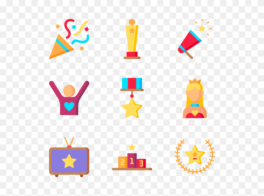 600x564 Star Icons - Stars Background PNG