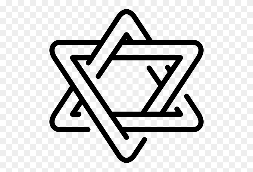 512x512 Estrella De David, Judío, Culturas, Israel, Religión, Judaísmo, Icono De Signos - Imágenes Prediseñadas De Estrella Judía