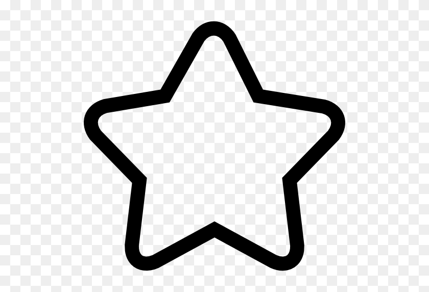 512x512 Imágenes De Contorno De Estrella Contorno De Estrella De Cinco Puntos Iconos De Formas Gratis - Imágenes Prediseñadas De La Estrella De David