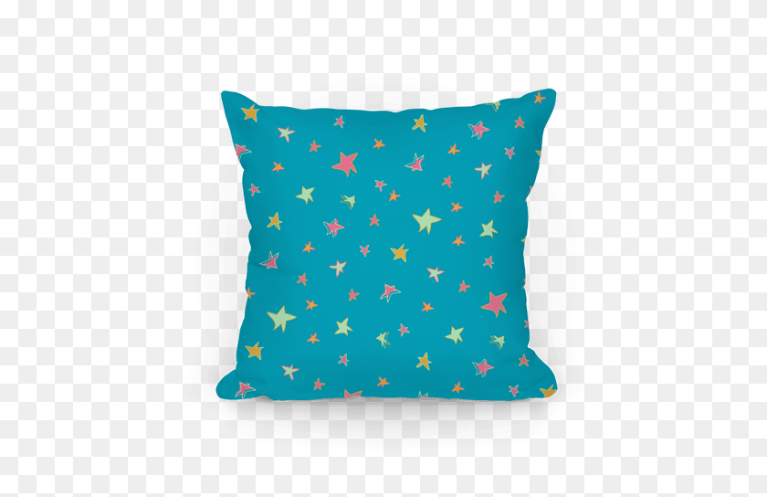 484x484 Star Patterns Pillows Lookhuman - Star Pattern PNG