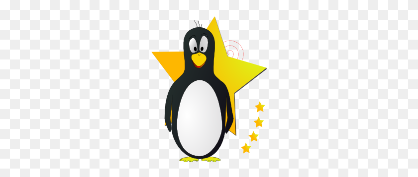 234x297 Star Penguin Clip Art - Emperor Penguin Clipart
