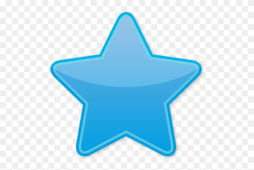 525x504 Star Png Download Transparent Star Clipart Png Only - Blue Star PNG