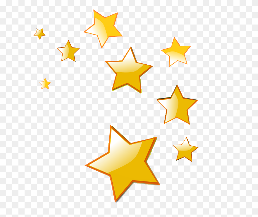 621x648 Star Png Picture - Yellow Stars PNG