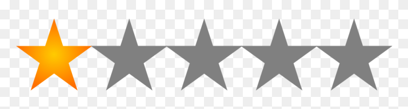 1011x215 Star Rating - 5 Star PNG
