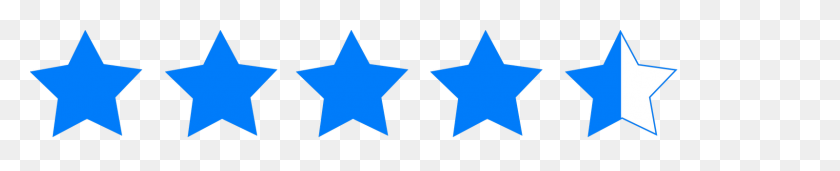 1600x229 Star Rating Png Images Transparent Free Download - Star PNG