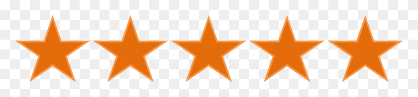 1324x231 Star Rating Png Images Transparent Free Download - 5 Stars PNG