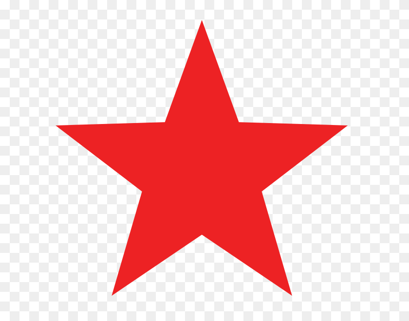 634x600 Звездный Красный - Звезды Клипарт На Прозрачном Фоне
