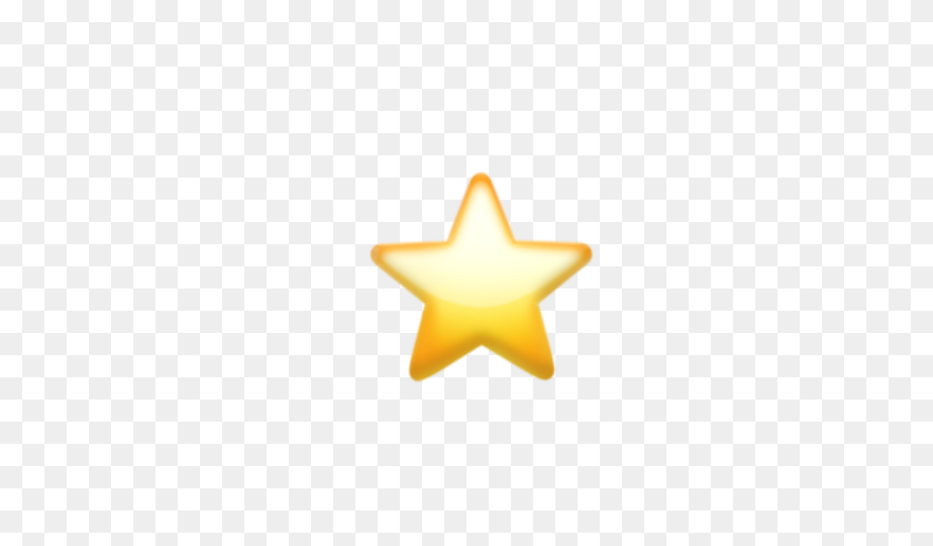 432x432 Star Staremoji Emoji Iphone Iphoneemoji - Estrella Emoji Png