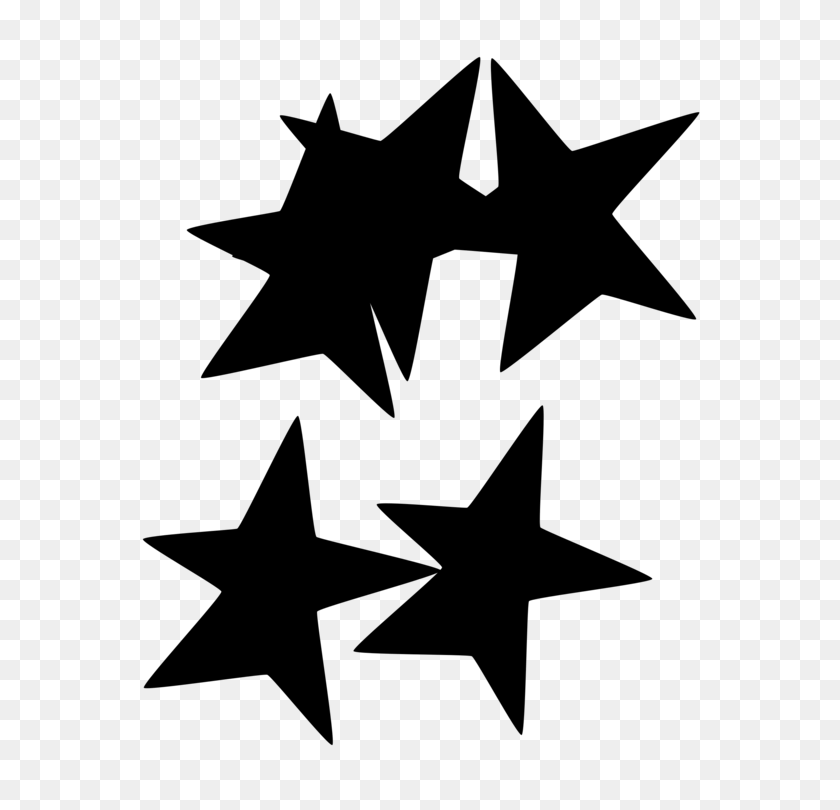 635x750 Star Symmetry Point Angle Leaf - Black Star PNG