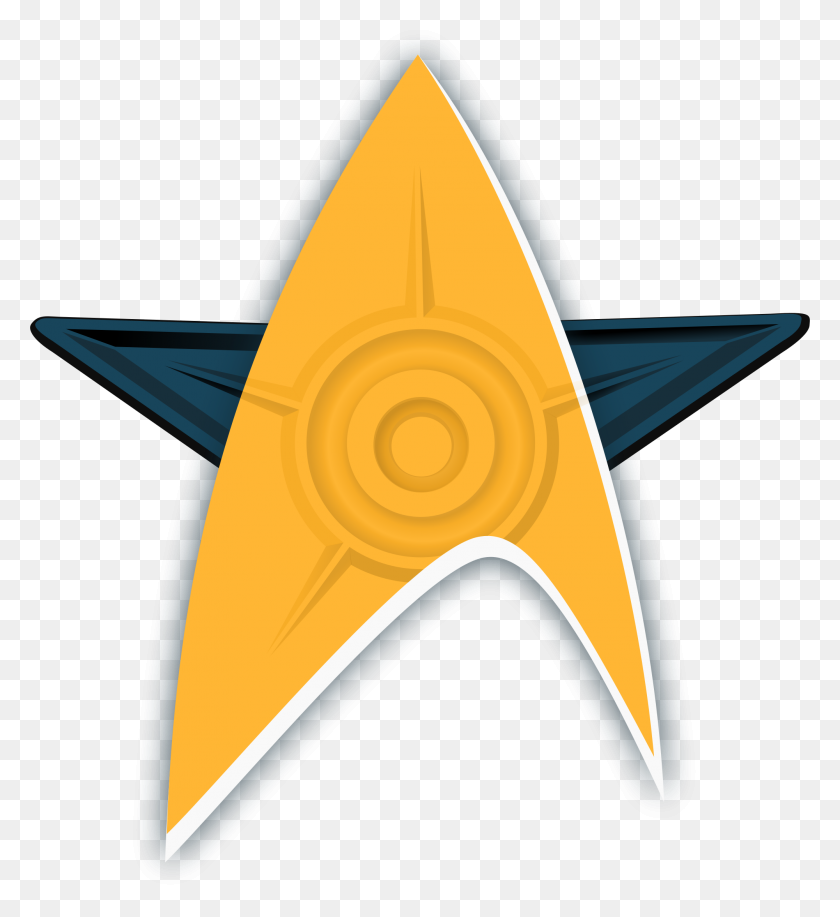 2000x2200 Star Trek Barnstar Hires - Star Trek PNG