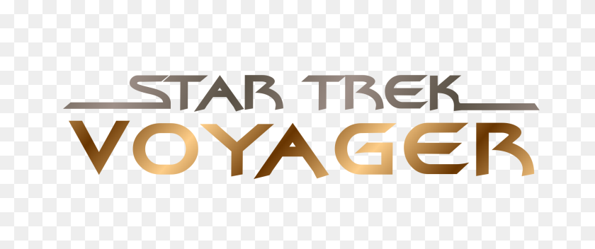 2000x750 Star Trek Voyager Title - Star Trek Logo PNG