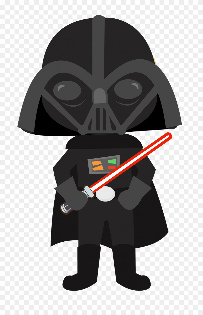 900x1432 Star Wars - Darth Vader Clipart