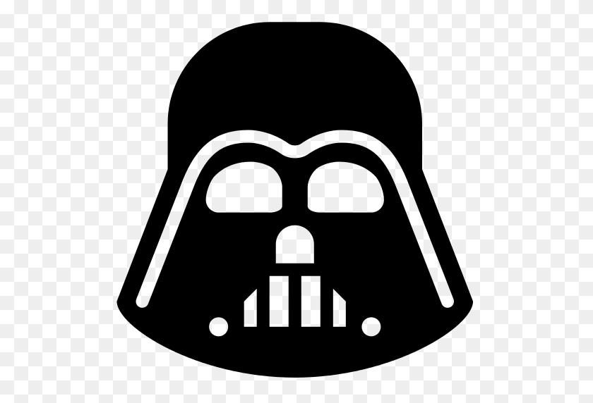 512x512 Star Wars '- Máscara De Darth Vader Clipart