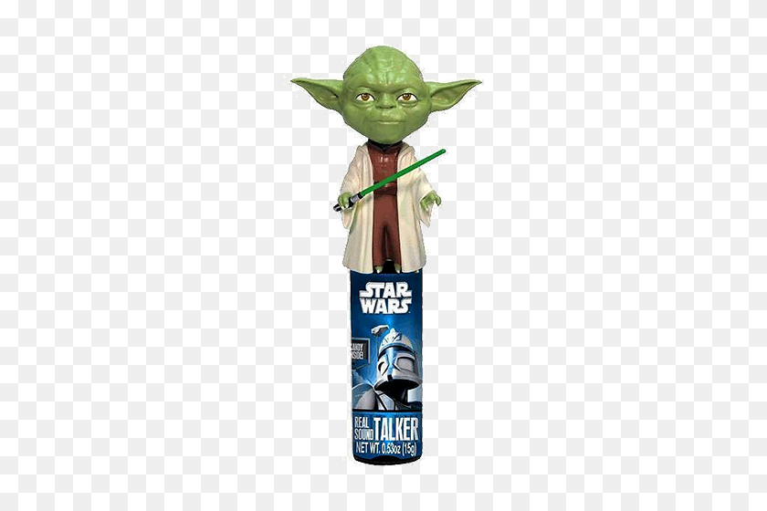 500x500 Star Wars Classic Real Sound Talkers Candy Toy Great Service - Yoda PNG