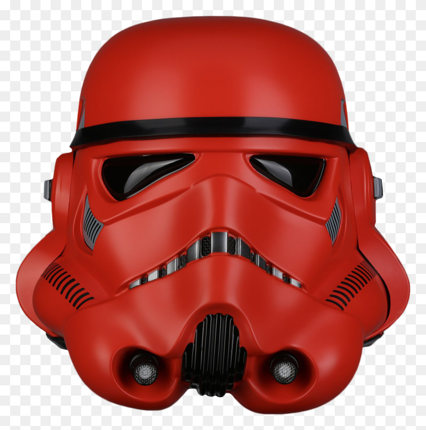 1116x1128 Casco De Tamaño Natural De Star Wars Crimson Stormtrooper Scale - Casco De Stormtrooper Png