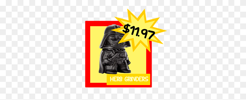 300x282 Star Wars Darth Vader Premium Quality Grinder - Darth Vader Helmet Clipart