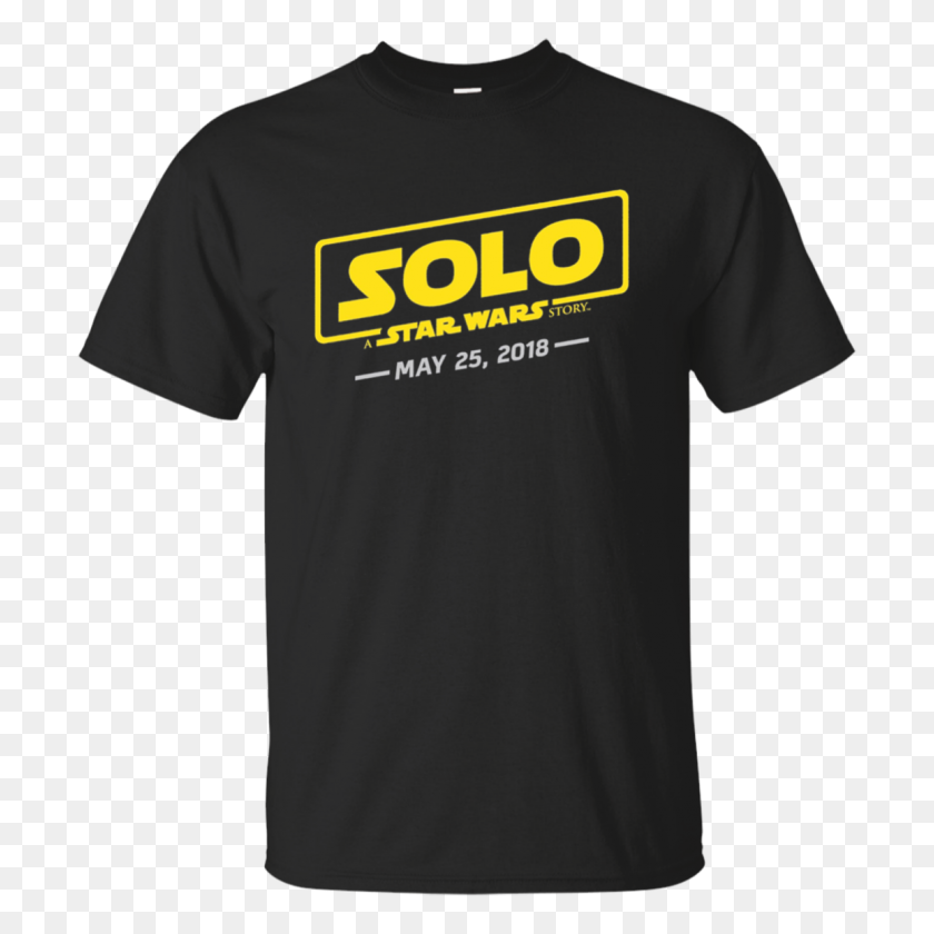 1155x1155 Star Wars Han Solo Movie Logo May Long Sleeve Tee Bilitee - Han Solo PNG