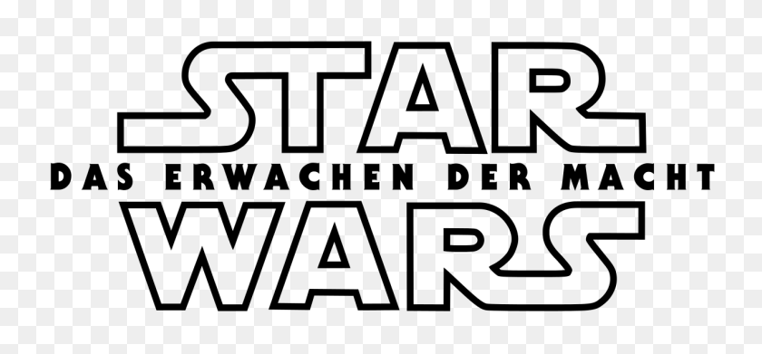 1280x544 Star Wars Logo Png Images - Star Wars Black And White Clip Art