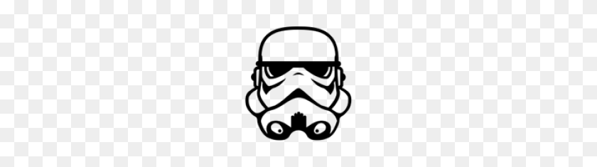 175x175 Star Wars Majice - Stormtrooper Helmet PNG