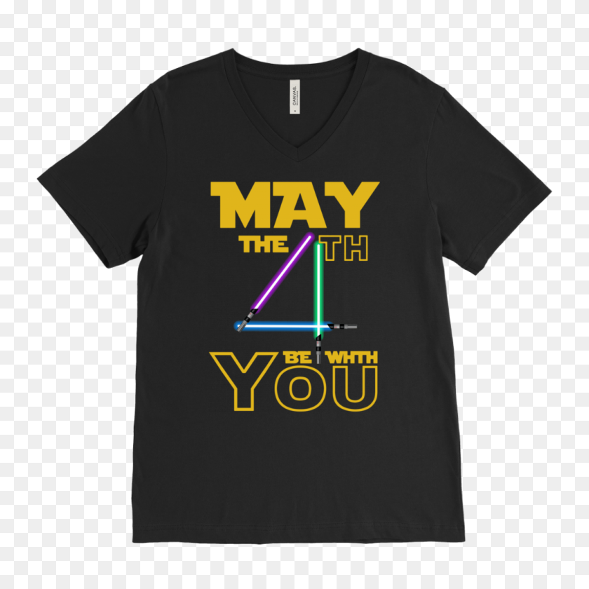 1024x1024 Star Wars Puede Que Esté Contigo Camiseta Isonicgeek Store - Que El 4 Esté Contigo Png