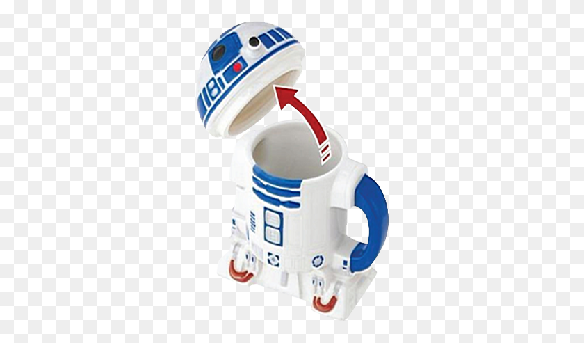278x433 Star Wars Mug With Removable Lid Wesco Popcultcha - R2d2 PNG