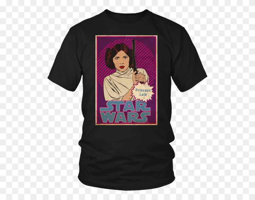 600x600 Star Wars Princesa Leia Vintage Gráfico De La Tarjeta De Comercio - La Princesa Leia Png
