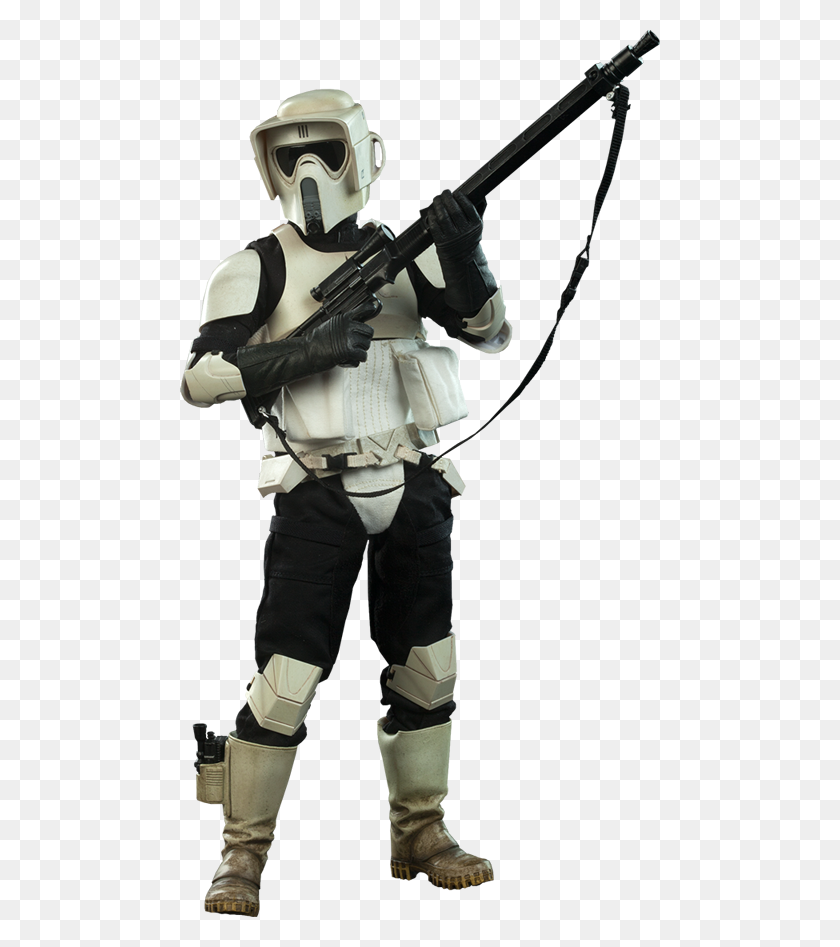 480x887 Star Wars Scout Trooper Sexta Escala De La Figura - Figuras A Escala Png