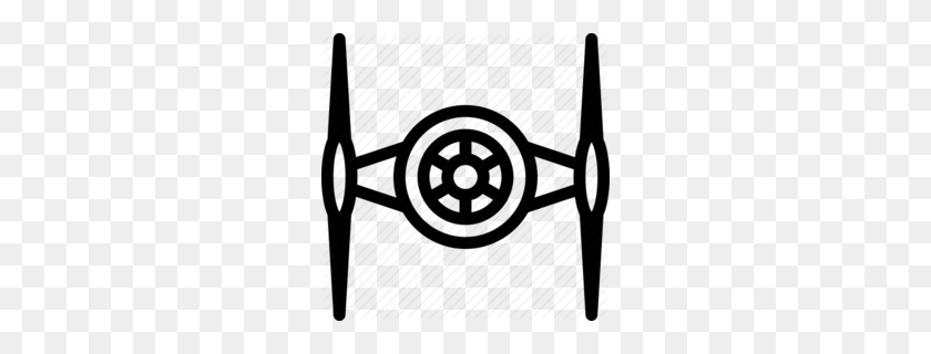 260x260 Star Wars X Wing Clipart - Star Wars Clipart Black And White