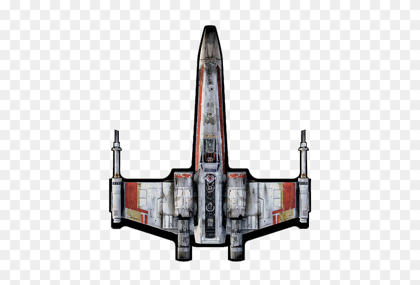 x wing top view