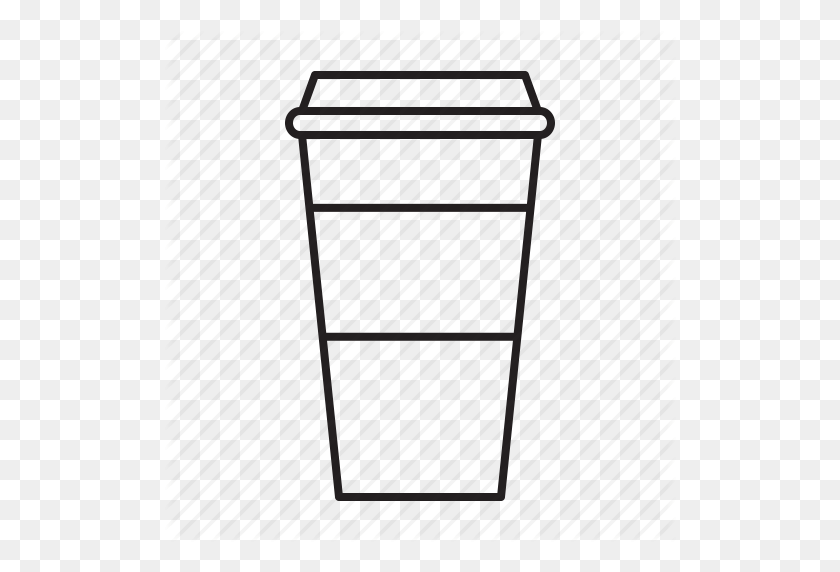 512x512 Starbucks Clipart Black And White - Coffee Cup Clipart Black And White