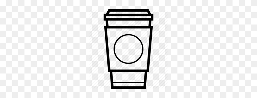 260x260 Starbucks Coffee Cup Logo Clipart - Latte Cup Clipart