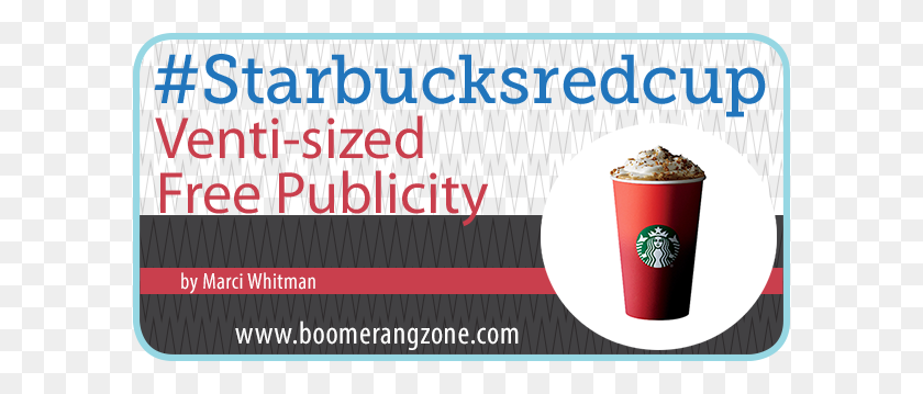 598x299 Starbucks Получает Бесплатную Рекламу Размера Venti - Starbucks Cup Png