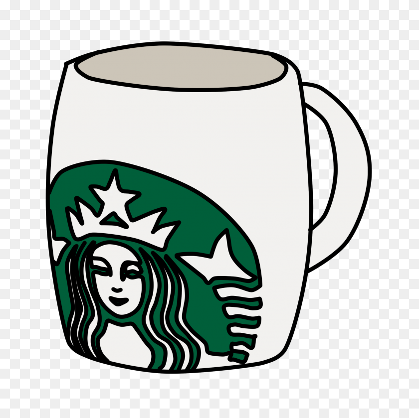 2000x2000 Чашка Starbucks Starbuckscoffee, Starbukscup Niebieskoka - Чашка Кофе Starbucks Клипарт