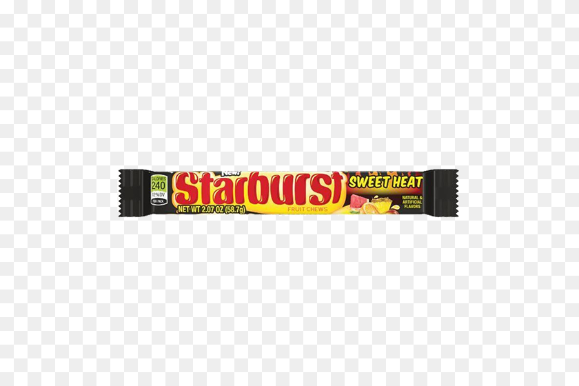 500x500 Starburst Sweet Heat Fruit Chews - Starburst Candy PNG