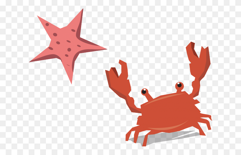 640x480 Starfish Clipart Crab - Starfish Clipart PNG