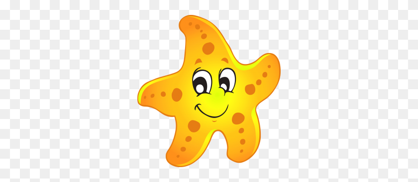 288x307 Starfish Clipart Cute Baby - Starfish Clipart Free