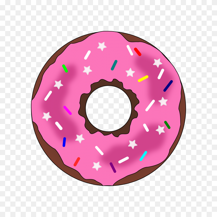 2397x2400 Stars And Sprinkles Donut Icons Png - Sprinkle PNG