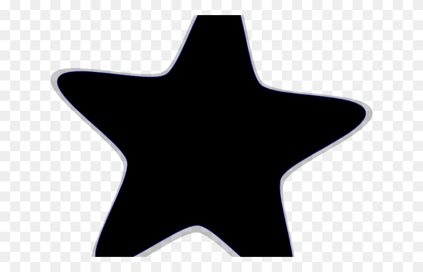 640x480 Stars Clipart Hollywood - Hollywood Star PNG