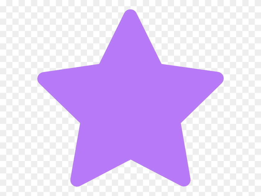 600x573 Estrellas De Lavanda Clipart - Estrellas Brillantes Png