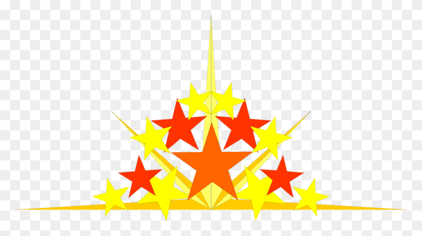 958x506 Звезды Клипарт Спрей - Разноцветные Звезды Клипарт
