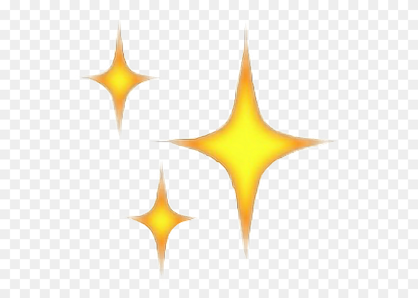 552x538 Estrellas Emoji Sparkle Yellow Glitter Featurethis Featurem - Twinkle Clipart