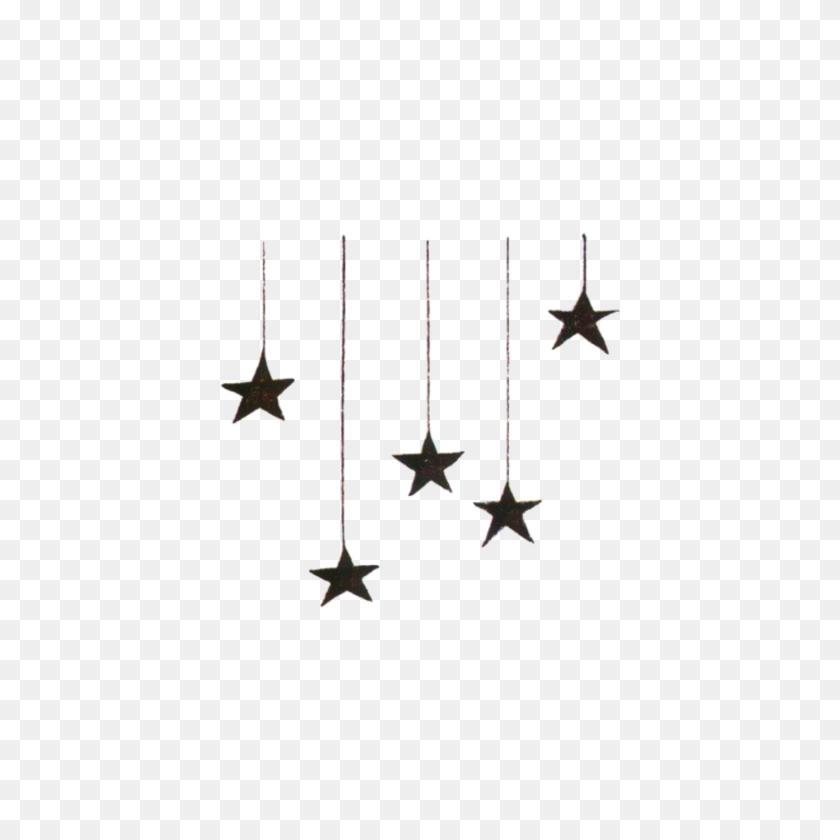2289x2289 Estrellas De La Estrella Negro Tumblr Etiqueta Engomada De La Fotografía - Estrellas De Tumblr Png