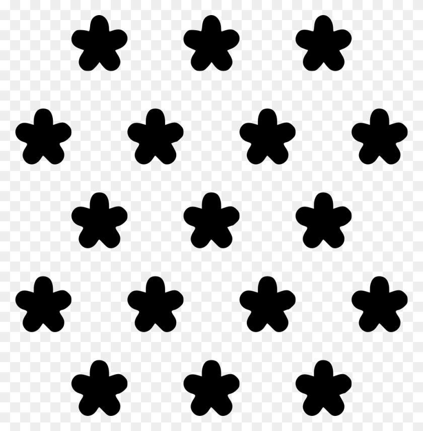 958x980 Stars Star Png Icon Free Download - Star Pattern PNG