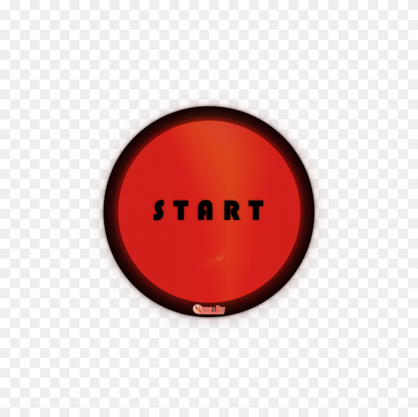 1000x1000 Start Button Coaster Pinball Boy - Start Button PNG